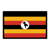 Bagaimana Flag: Uganda emoji terlihat di Openmoji.