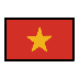 Bagaimana Flag: Vietnam emoji terlihat di Openmoji.