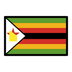 Bagaimana Flag: Zimbabwe emoji terlihat di Openmoji.