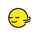 A quoi ressemblent les emoji Tête secouée horizontalement sur Openmoji.