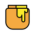 Bagaimana Honey Pot emoji terlihat di Openmoji.