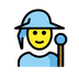 Bagaimana Mage emoji terlihat di Openmoji.