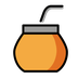 Jak wygląda emoji Yerba mate w Openmoji.