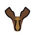 Bagaimana Moose emoji terlihat di Openmoji.