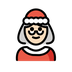 Bagaimana Mrs. Claus: Light Skin Tone emoji terlihat di Openmoji.