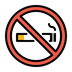 Bagaimana No Smoking emoji terlihat di Openmoji.