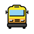 Jak wygląda emoji Nadjeżdżający autobus w Openmoji.