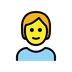 Jak wygląda emoji Dorosły w Openmoji.