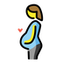 A quoi ressemblent les emoji Femme enceinte sur Openmoji.