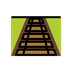 Bagaimana Railway Track emoji terlihat di Openmoji.