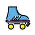 Bagaimana Roller Skate emoji terlihat di Openmoji.