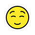 Bagaimana Smiling Face emoji terlihat di Openmoji.