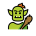 Jak wygląda emoji Troll w Openmoji.