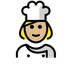 Bagaimana Woman Cook: Medium-Light Skin Tone emoji terlihat di Openmoji.