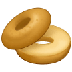 Como o emoji do Bagel é exibido no Samsung.