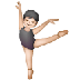 איך רקדן בלט: גוון עור בהיר emoji נראה על Samsung.