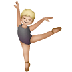 איך רקדן בלט: גוון עור בהיר בינוני emoji נראה על Samsung.