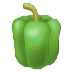 Bagaimana Bell Pepper emoji terlihat di Samsung.