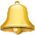 A quoi ressemblent les emoji Cloche sur Samsung.