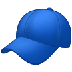 Cómo se ve el emoji Gorra con visera en Samsung.