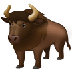 Bagaimana Bison emoji terlihat di Samsung.