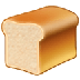 Bagaimana Bread emoji terlihat di Samsung.