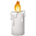 Bagaimana Candle emoji terlihat di Samsung.