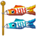 Bagaimana Carp Streamer emoji terlihat di Samsung.