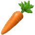 Bagaimana Carrot emoji terlihat di Samsung.