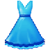 Bagaimana Dress emoji terlihat di Samsung.