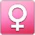 A quoi ressemblent les emoji Symbole de la femme sur Samsung.