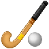 A quoi ressemblent les emoji Hockey sur gazon sur Samsung.