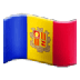 Cómo se ve el emoji Bandera: Andorra en Samsung.