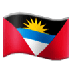 Bagaimana Flag: Antigua & Barbuda emoji terlihat di Samsung.