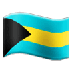 A quoi ressemblent les emoji Drapeau: Bahamas sur Samsung.