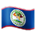 Bagaimana Flag: Belize emoji terlihat di Samsung.