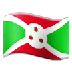 Como o emoji do Bandeira: Burundi é exibido no Samsung.