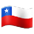 Bagaimana Flag: Chile emoji terlihat di Samsung.