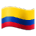 Bagaimana Flag: Colombia emoji terlihat di Samsung.