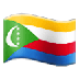 A quoi ressemblent les emoji Drapeau: Comores sur Samsung.