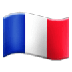 Bagaimana Flag: France emoji terlihat di Samsung.