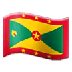 Bagaimana Flag: Grenada emoji terlihat di Samsung.