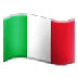 Bagaimana Flag: Italy emoji terlihat di Samsung.