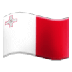 A quoi ressemblent les emoji Drapeau: Malte sur Samsung.