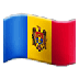 Bagaimana Flag: Moldova emoji terlihat di Samsung.