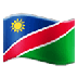 Cómo se ve el emoji Bandera: Namibia en Samsung.