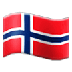 A quoi ressemblent les emoji Drapeau: Norvège sur Samsung.