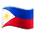 A quoi ressemblent les emoji Drapeau: Philippines sur Samsung.