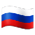 Bagaimana Flag: Russia emoji terlihat di Samsung.