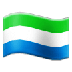 A quoi ressemblent les emoji Drapeau: Sierra Leone sur Samsung.